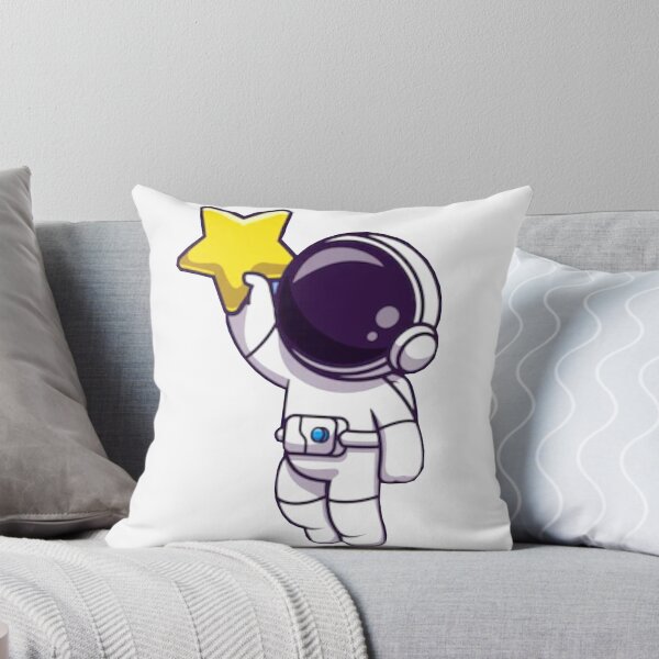 Item preview, Cute astronaut holding a golden star cartoon. designed and sold by BEAUTY ⭐⭐⭐⭐⭐.