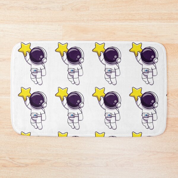 Item preview, Cute astronaut holding a golden star cartoon. designed and sold by BEAUTY ⭐⭐⭐⭐⭐.