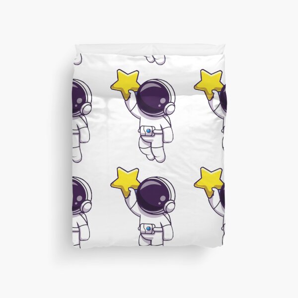Item preview, Cute astronaut holding a golden star cartoon. designed and sold by BEAUTY ⭐⭐⭐⭐⭐.