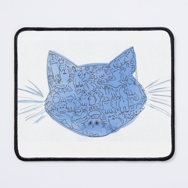 Item preview, Ink stain art - Cat head designed and sold by rainbow-pants.