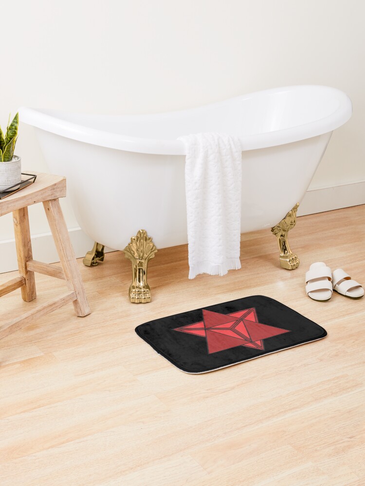 Thumbnail 2 of 6, Bath Mat, Tryptonite (R) designed and sold by createVisions.