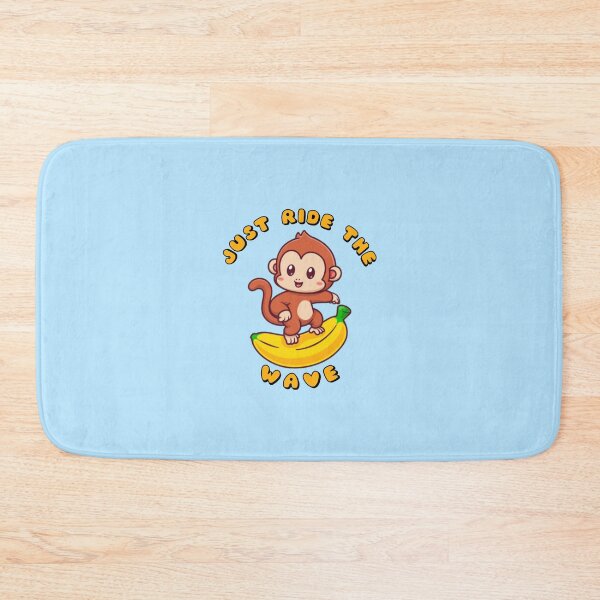 Item preview, Just Ride The Wave Monkey Banana designed and sold by everything4eva.