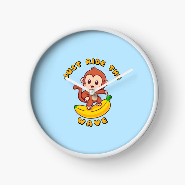 Item preview, Just Ride The Wave Monkey Banana designed and sold by everything4eva.