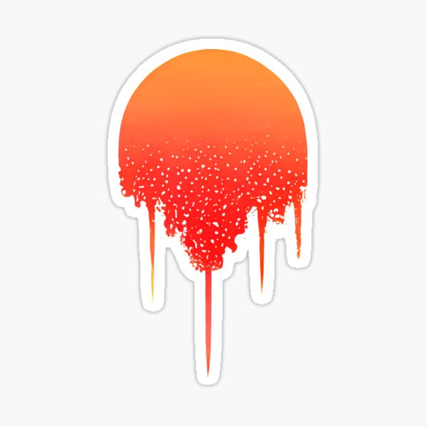 Item preview, Dripping, melting sun designed and sold by Opalaeo.