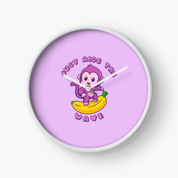 Item preview, Just Ride The Wave Purple Monkey Banana designed and sold by everything4eva.