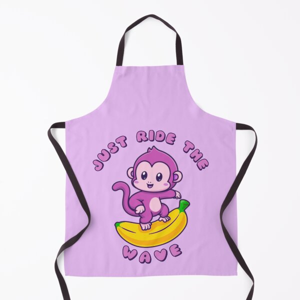 Item preview, Just Ride The Wave Purple Monkey Banana designed and sold by everything4eva.
