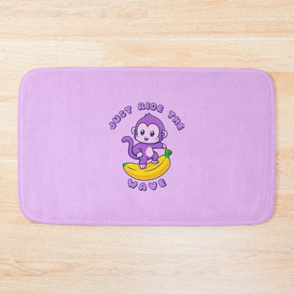 Item preview, Just Ride The Wave Purple Monkey Banana designed and sold by everything4eva.