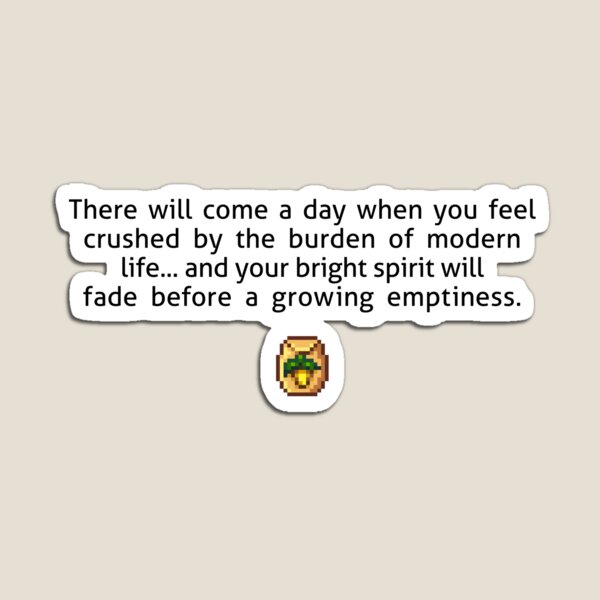 Aperçu de l'œuvre Stardew Valley - Un vide croissant créée et vendue par Cammerel Dixon.