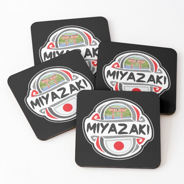 Item preview, Miyazaki Japan Flag Badge Travel Souvenir Stamp designed and sold by TeeHome.