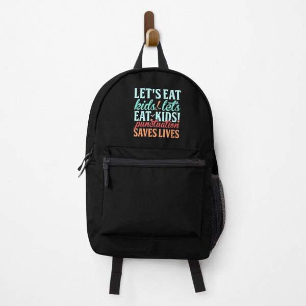 Item preview, Funny Let's Eat Kids Punctuation Saves Lives Educational Teacher designed and sold by Ay-mane.