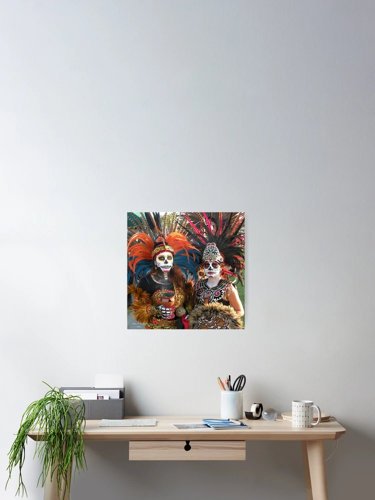 Thumbnail 2 of 3, Poster, Aztec Dancers designed and sold by Rita H. Ireland.