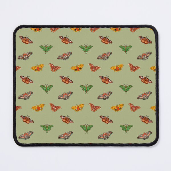 Item preview, Moth Pattern Green designed and sold by spicejpg.