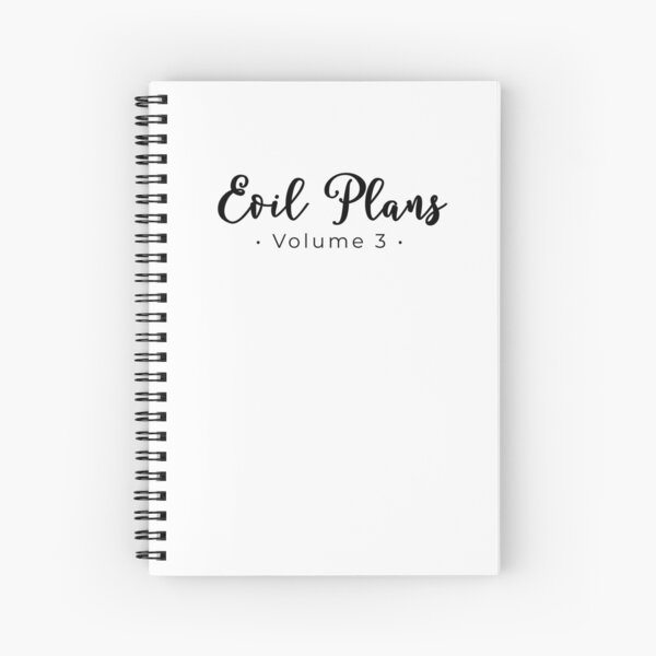 Item preview, Evil Plans Vol 3 designed and sold by ArtBySymone.