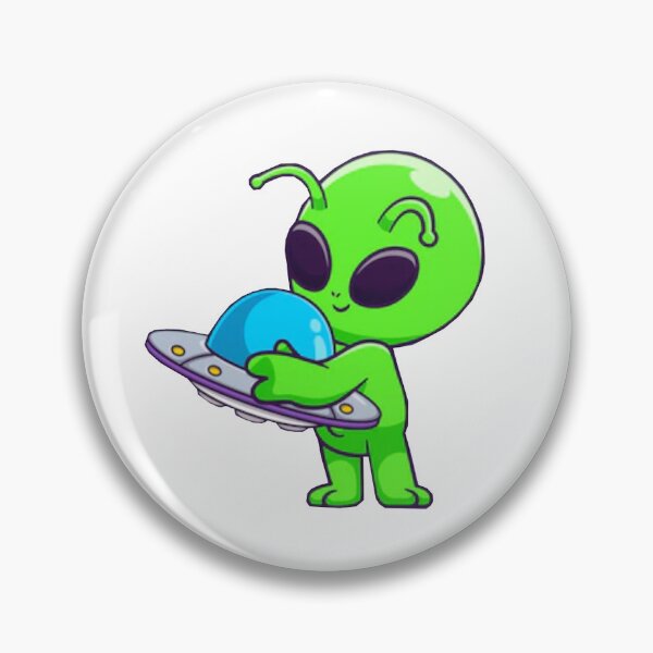 Artikelvorschau, Netter Alien, der einen UFO-Cartoon umarmt. entworfen und verkauft von BEAUTY ⭐⭐⭐⭐⭐.