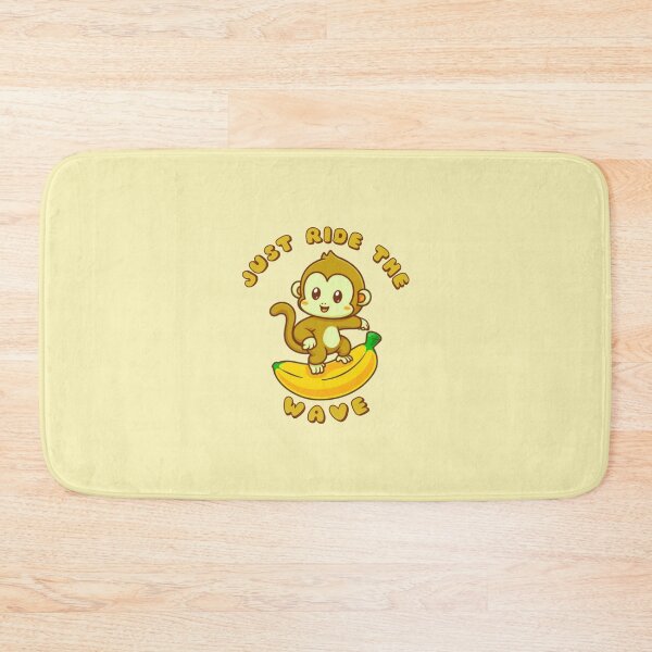 Item preview, Just Ride The Wave Yellow Monkey Banana designed and sold by everything4eva.