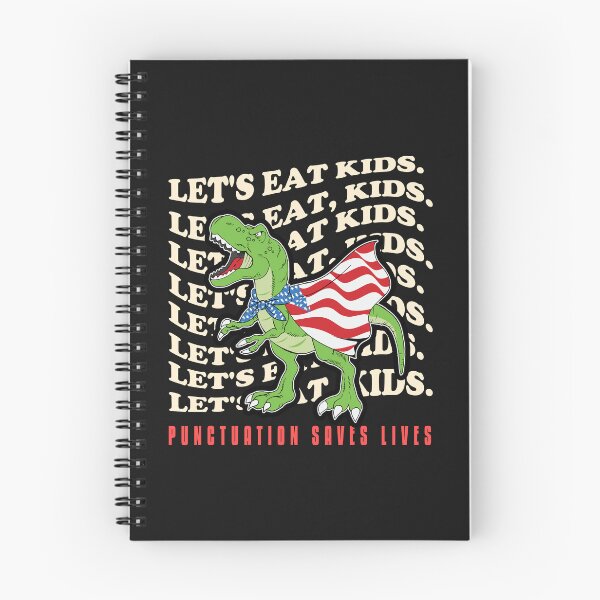 Item preview, Funny Let's Eat Kids Punctuation Saves Lives Educational Teacher designed and sold by Ay-mane.