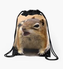 Baby Ground Squirrel Drawstring Bag