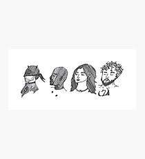 Superheroes Photographic Print
