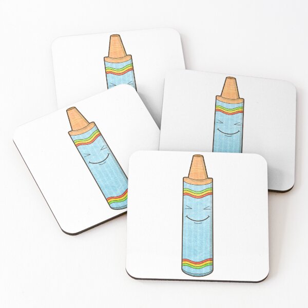Artikelvorschau, Netter blauer und orange Zeichenstift entworfen und verkauft von Deanosdoodles.