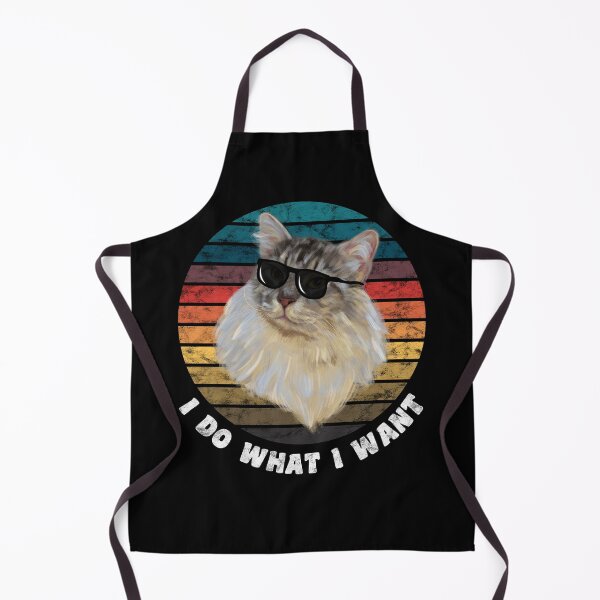 Item preview, I do what I want funny cat retro sun, cat lover designed and sold by hadkhanong.