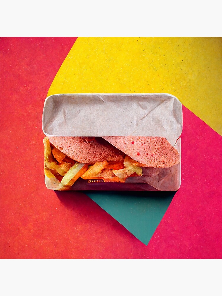 "fast food packaging future creative concept" Poster for Sale by