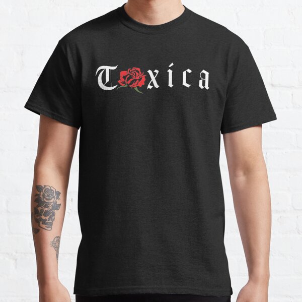BUSCO TOXICA QUE PONGA LONCHE PLAYERA NEGRA / BLACK T-SHIRT WHITE OR RED  DESIGN