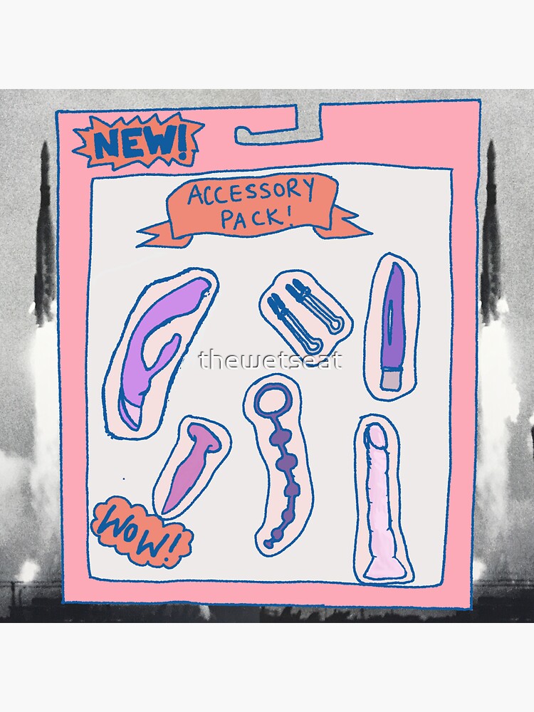 Sex Toy Accessory Pack" Sticker for Sale by thewetseat | Redbubble