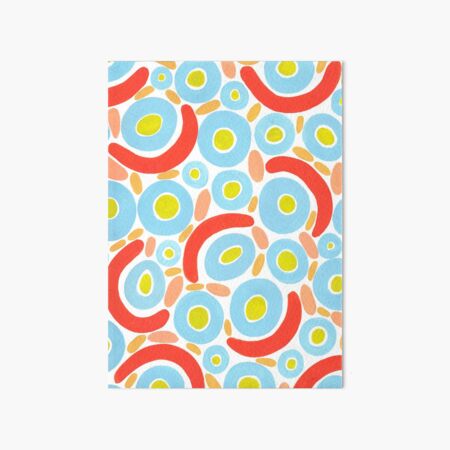 Bold and bright with a touch of 1980 Art Board Print