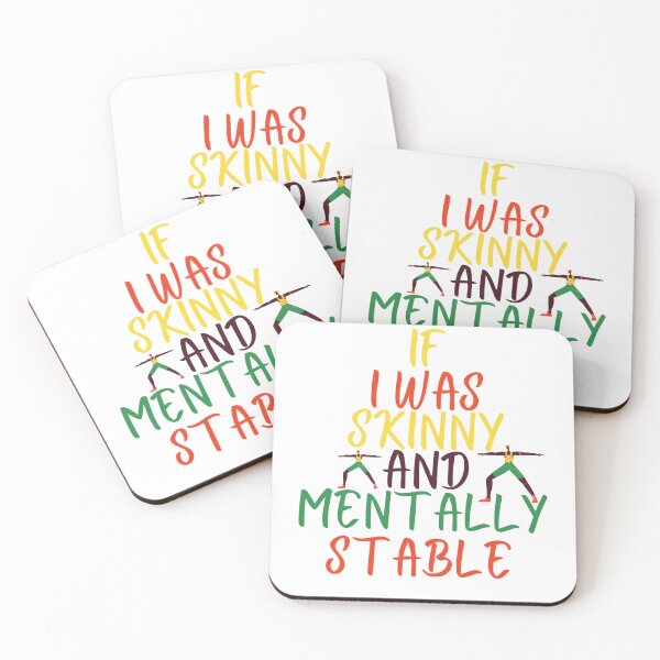 Item preview, Gift For Men If Was I Skinny And Mentally Stable  designed and sold by FrauFricke.