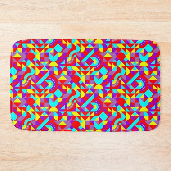 Item preview, geometric colorful patterns conceptual Art - Abstract Neo Geo graphic design designed and sold by Design Repo.
