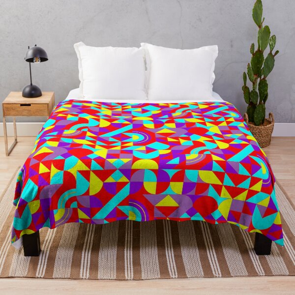 Item preview, geometric colorful patterns conceptual Art - Abstract Neo Geo graphic design designed and sold by Design Repo.