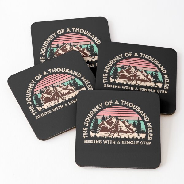Item preview, the journey of a thousand miles begins with a single step designed and sold by Pride-Casuals.