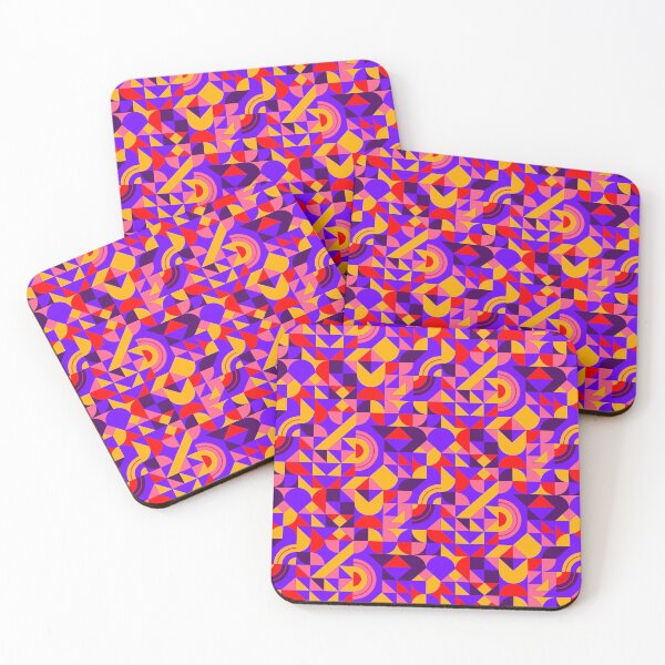 Item preview, geometric colorful patterns conceptual Art - Abstract Neo Geo graphic design designed and sold by Design Repo.