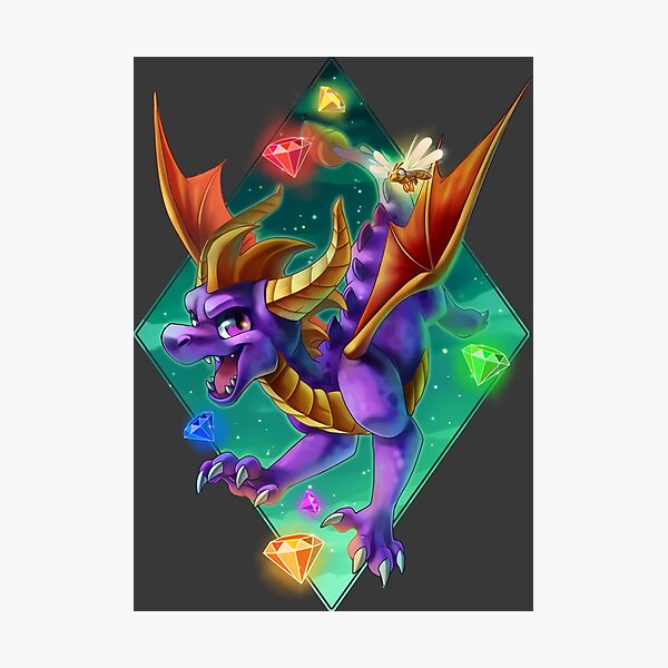 Item preview, Le Dragon Spyr0 Spyr0 et Sparx/Cadeau parfait pour les amis designed and sold by AndrewFitzge.
