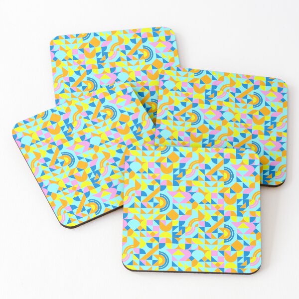 Item preview, geometric colorful patterns conceptual Art - Abstract Neo Geo graphic design designed and sold by Design Repo.