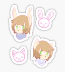 Mimi and Nyami Sticker