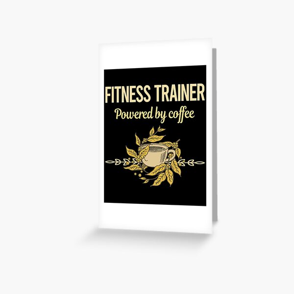 Fitness Trainer Greeting Cards for Sale