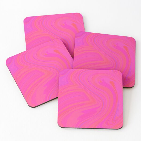 Item preview, Hot Pink, Orange and Purple Marble Pattern Design designed and sold by theprintedclub.