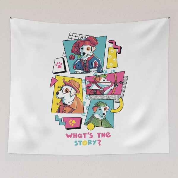Item preview, What's the Story, Wishbone  Tv Show, 90s, Jack Russell designed and sold by NisWierv2.
