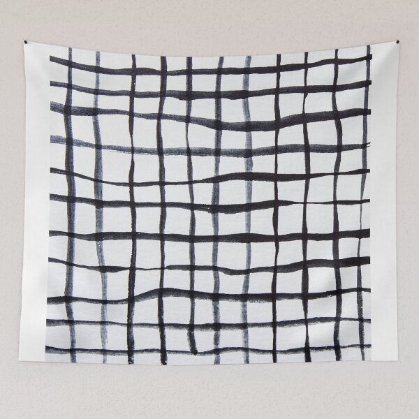 Item preview, Watercolor doodle gingham  designed and sold by Artgaus1.