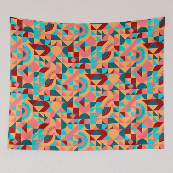 Item preview, geometric colorful patterns conceptual Art - Abstract Neo Geo graphic design designed and sold by Design Repo.