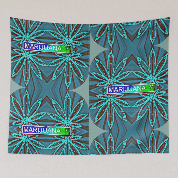 Item preview, Marijuana St. - Blue Leaf designed and sold by asphaltimages.