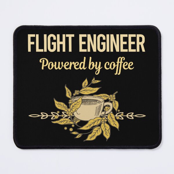 Item preview, Powered By Coffee Flight Engineer designed and sold by toniabrendaom.