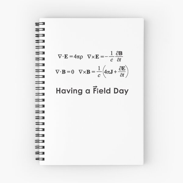 Item preview, Maxwell's Equations - Having a Field Day designed and sold by Lines-n-Shapes.