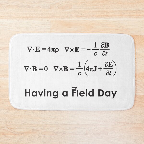 Item preview, Maxwell's Equations - Having a Field Day designed and sold by Lines-n-Shapes.