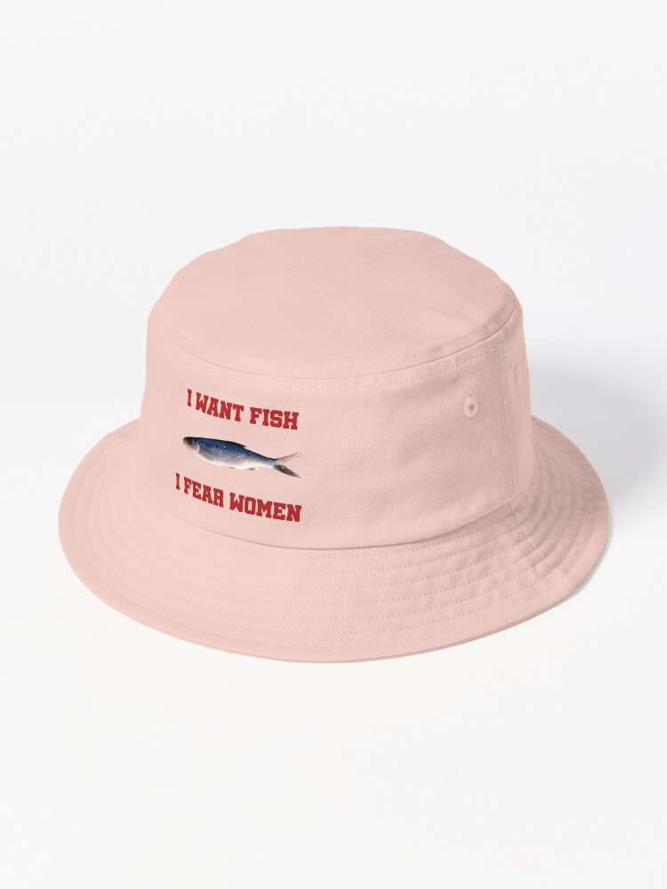 I want fish Bucket Hat for Sale by CrozDogs
