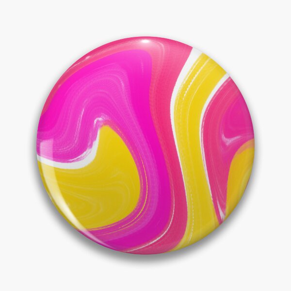 Item preview, Yellow, Hot Pink and Orange Marble Pattern Design designed and sold by theprintedclub.