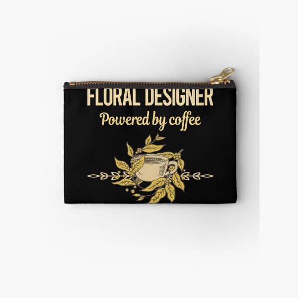 Item preview, Powered By Coffee Floral Designer designed and sold by toniabrendaom.