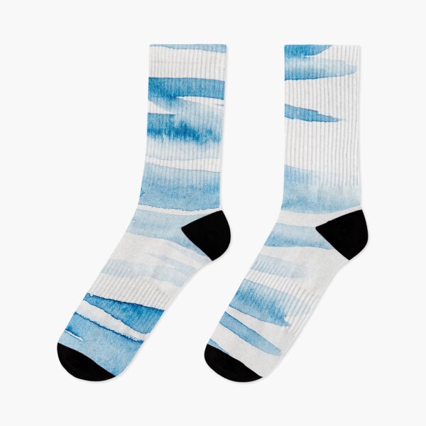 Item preview, blue stripes, watercolor designed and sold by Artgaus1.