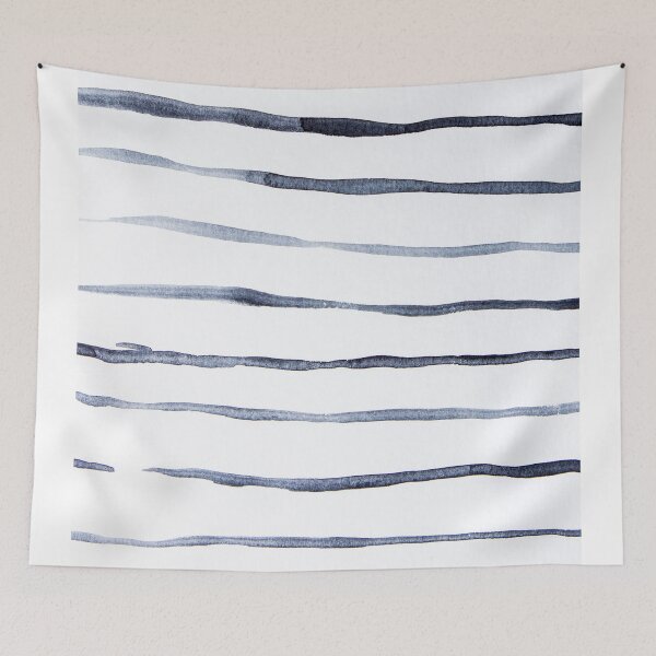 Item preview, black stripes, watercolor designed and sold by Artgaus1.